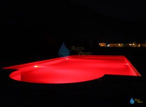 подсветка (красная) для бассейна